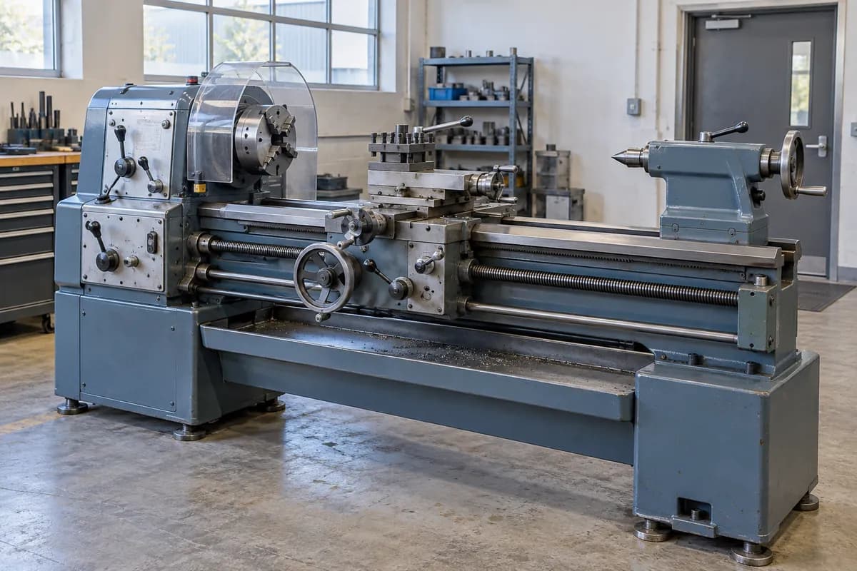 Horizontale Metall­dreh­maschine