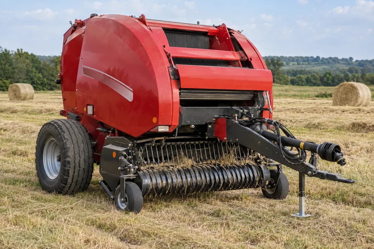 Rund­ballen­presse